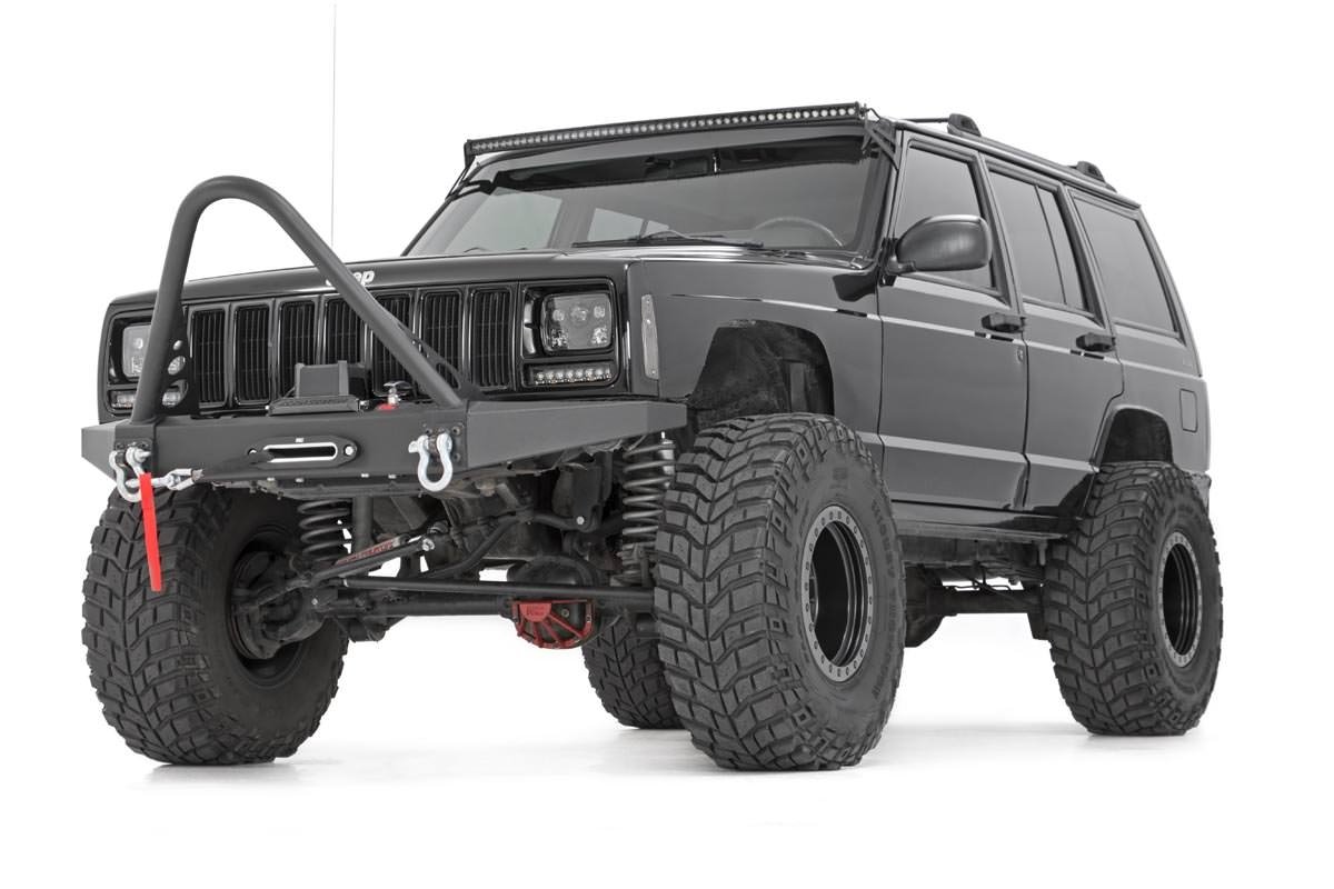 Jeep Cherokee Suspension Lift Kit - Rear - Rough Country - 4.5 Inch M1 with Rear AAL - '85-'01